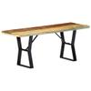 XGWKCNV 110 cm Solid Reclaimed Wood Kitchen & Dining Bench view 1