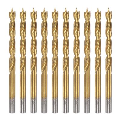 QUARKZMAN 10-Piece 5 mm Brad Point Drill Bit Set