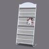 MMDXDLX Floor-Standing Brochure Holder and Magazine Rack, White view 1