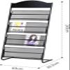 MMDXDLX Floor-Standing Brochure Holder and Magazine Rack, White view 2