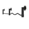 JDSHFEN Wall-Mounted Pull-Up Bar, Height-Adjustable Steel Horizontal Bar, Red, 2 Connecting Bars view 1