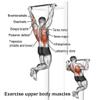 JDSHFEN Wall-Mounted Pull-Up Bar, Height-Adjustable Steel Horizontal Bar, Red, 2 Connecting Bars view 4