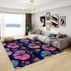 Day of the Dead Skull Rug, 60 x 90 cm, Soft Washable Non-Slip Low-Pile Mat view 1