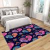 Day of the Dead Skull Rug, 60 x 90 cm, Soft Washable Non-Slip Low-Pile Mat view 3