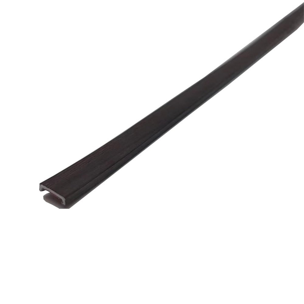 5 m Self-Adhesive U-Shaped TPE Furniture Edge Banding, Coffee Wood Grain, 5 mm