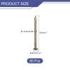 QUARKZMAN 80-Piece Brass Nails, 1.5 x 25 mm, Tiny Nails for Wood DIY and Decorative Boxes, Bronze Tone view 2