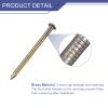 QUARKZMAN 80-Piece Brass Nails, 1.5 x 25 mm, Tiny Nails for Wood DIY and Decorative Boxes, Bronze Tone view 3