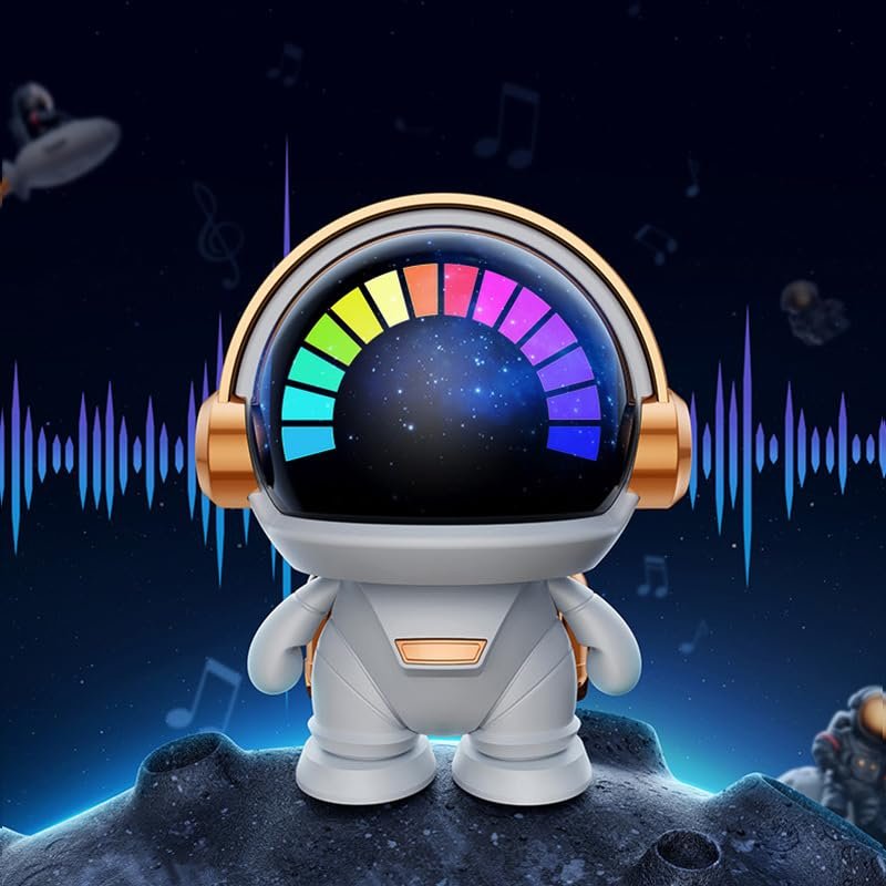 BEVCEFCC Astronaut Smart Bluetooth Speaker, Portable Mini Wireless Speaker for Women, Outdoor Use, and Birthday Parties