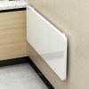 JAVYPPT Wall-Mounted Folding Computer Desk, Heavy-Duty Shelf-Bracket Table, Kitchen Dining Table, White, 50 x 60 cm view 3