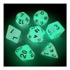 10-Piece Polyhedral Glow-in-the-Dark Dice Set, Colorful Dice (B03) view 2