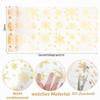 Christmas Table Runner Roll with Gold Snowflake Pattern, 28 x 500 cm view 2