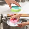 Keuyeo Flower-Shaped Scrub Sponges, 5-Piece Set view 3