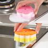 Keuyeo Flower-Shaped Scrub Sponges, 5-Piece Set view 4