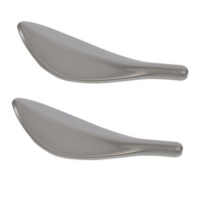 Hoement Leaf-Shaped Zinc Alloy Cabinet Handles, 2-Piece Set