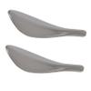 Hoement Leaf-Shaped Zinc Alloy Cabinet Handles, 2-Piece Set view 1