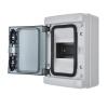 Tyenaza IP65 Waterproof 4-Way DIN Rail Distribution Box with Transparent Cover view 1