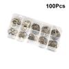iplusmile 100-Piece Stainless Steel C-Shaped Axle Ring Set for Various Machine Models view 3