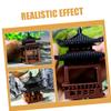BESPORTBLE 4-Piece Chinese Garden Pavilion Ornaments for Aquariums and Desks view 3