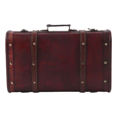 Masyrt Decorative Antique Suitcase Wooden Box