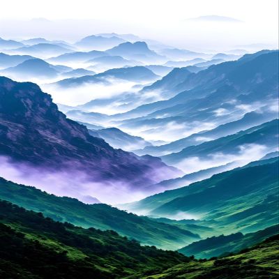 WEEPEF Paint by Numbers Kit for Adults, Mountain View, 90 x 180 cm
