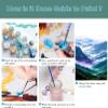 WEEPEF Paint by Numbers Kit for Adults, Mountain View, 90 x 180 cm view 4