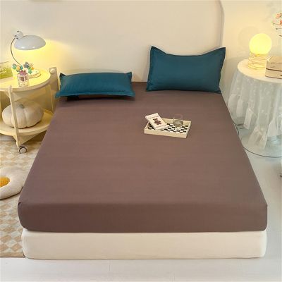 Surwin Cartoon Print Fitted Sheet, Elastic Microfiber Bed Sheet, 20 cm Pocket Depth, Brown, 120 x 200 cm + 20 cm