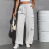 Women's Short Fuzzy Hiking, Cargo & Jogger Pants - White, XXL view 4