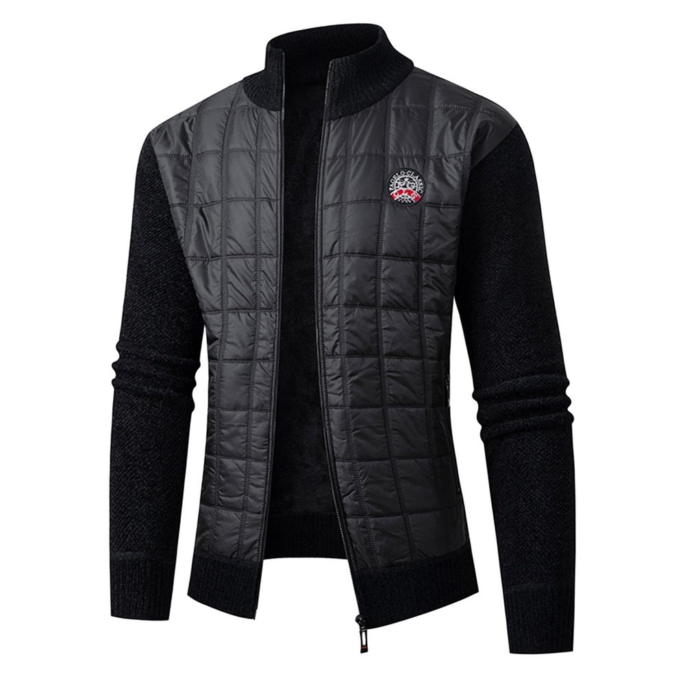 SRZYMJ Men's Long Hooded Winter Jacket