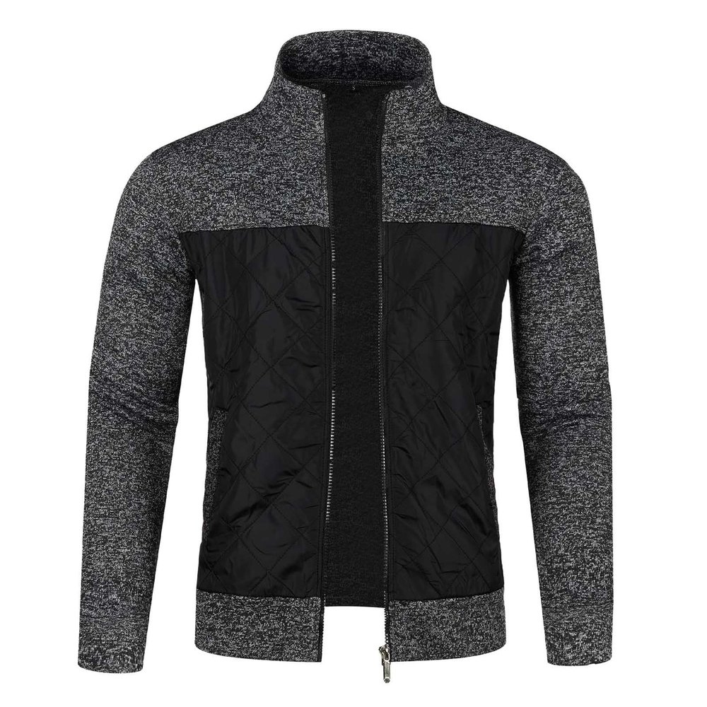 SRZYMJ Men's Hooded Leather Transitional Jacket, Breathable Outdoor Jacket, XXXL