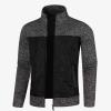 SRZYMJ Men's Hooded Leather Transitional Jacket, Breathable Outdoor Jacket, XXXL view 3