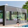 CAQXAQP Transparent PVC Tarp 3.1 x 3.6 m, 0.5 mm, Waterproof view 1