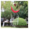 Aqxyedc VNJUGF 2-Piece 9-Tube Moon and Star Wind Chime, Mixed Colors view 4