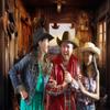 ASDCXZ Western Cowboy Photo Backdrop 3.6 x 2.5 m, Rustic Western Bar, Warehouse, Racetrack and Farm Scene for Baby Showers, Birthdays, Weddings and Parties view 4
