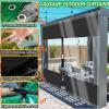 CAQXAQP Transparent PVC Tarpaulin 2.1 x 3.6 m, 0.5 mm, Waterproof view 3