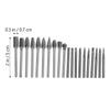 VILLFUL Solid Carbide Rotary Files, 6 mm Shank, for Circuit Boards and Precision Parts view 2