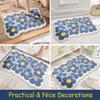 Bathroom Mat 20" x 32" Microfiber Fun Flower Shape view 3