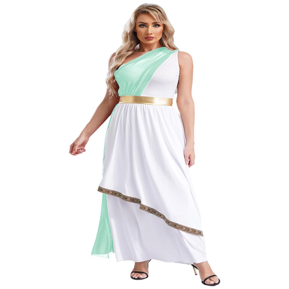 winying Women's Greek Goddess Costume, Mint Green, L