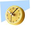 Alipis 2-Piece Refrigerator Clock with Magnetic Stickers, Creative Fruit Pattern Wall Clock view 4