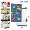 Cotton Face and Hand Towels, 16 x 28 in, Dinosaur Cartoon Pattern view 2
