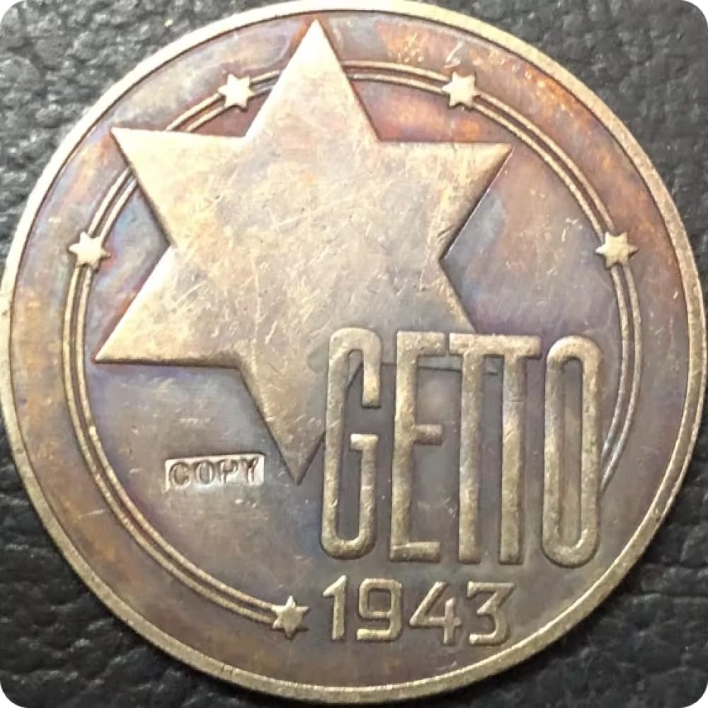 REZAJDUIE 1943 Poland Jewish Ghetto Coinage Commemorative Coin