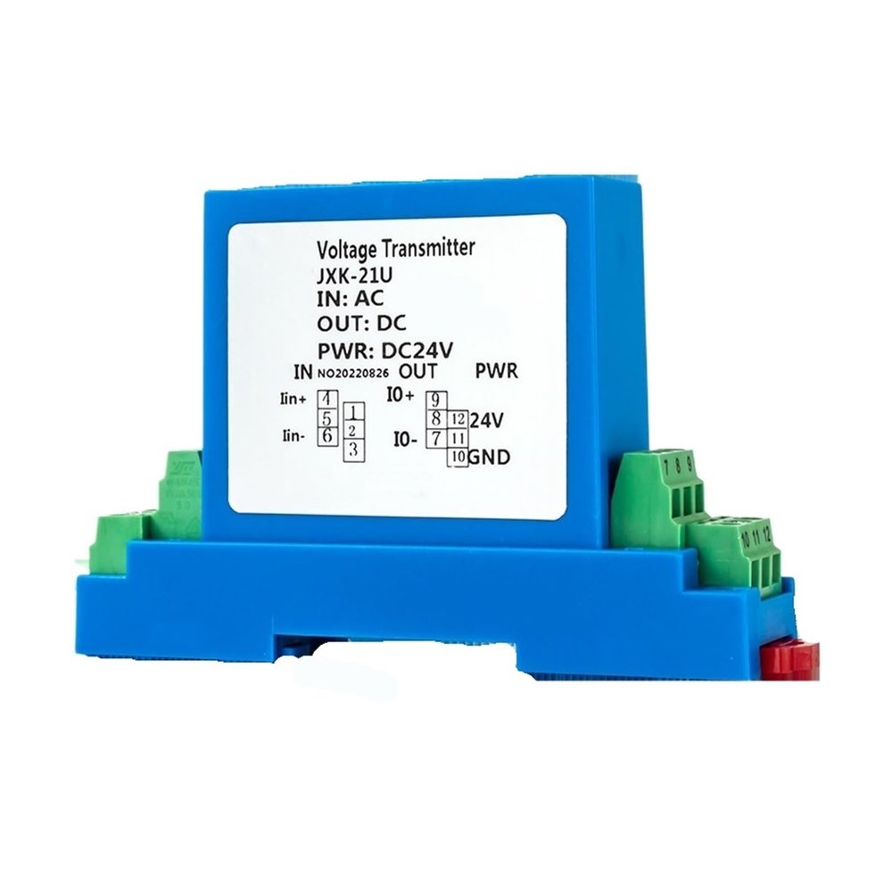 VLALAMNO Voltage Transmitter, 500V/200V/1000V to 0–5V, 1–5V, DC24V