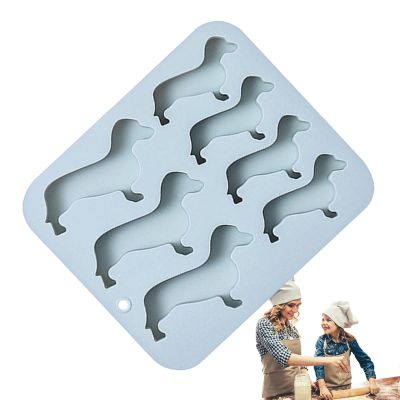 Dachshund Silicone Mold, 7 Cavities, Baking, Ice & Chocolate Mold