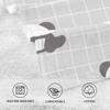 Caihoyu Hand and Face Towels, Small Cotton Towels, Beach Towel, Bath Towel, Toilet Hand Towels, Children's Towels, 40.6 x 71.1 cm, Gray Panda Bear Sitting on a Grid view 3