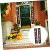 Happy Halloween Door Sign, 1 Pair of Oxford Fabric Hanging Banners view 2