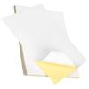CAXUSD 100 Sheets Matte PVC Sticker Paper for Inkjet and Laser Printers, Strong Adhesion, White, A4 view 1