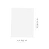 CAXUSD 100 Sheets Matte PVC Sticker Paper for Inkjet and Laser Printers, Strong Adhesion, White, A4 view 3