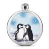 I Love Penguins Stainless Steel Hip Flask, 142 ml view 1