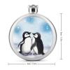 I Love Penguins Stainless Steel Hip Flask, 142 ml view 2