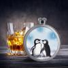 I Love Penguins Stainless Steel Hip Flask, 142 ml view 4