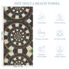 Cmagnifico Beach Towel, Dartboard Target Bath Towel, Pool Towel, 80 x 160 cm view 2
